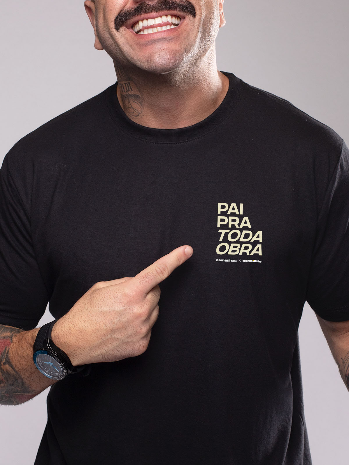 Camiseta Pai pra Toda Obra Asmanhas