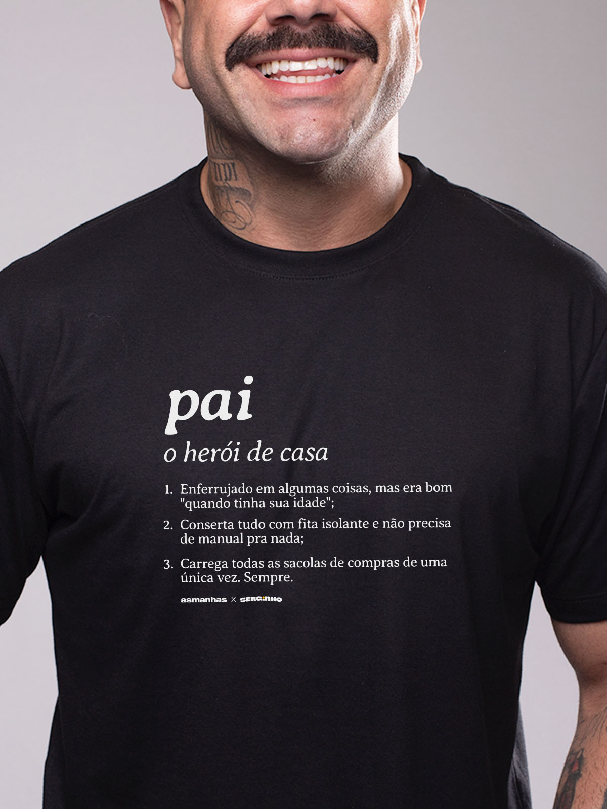 Camiseta Pai Dicionário Asmanhas