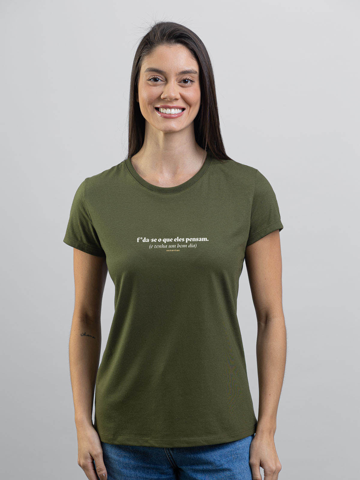 Camiseta Feminina Tenha Um Bom Dia Asmanhas
