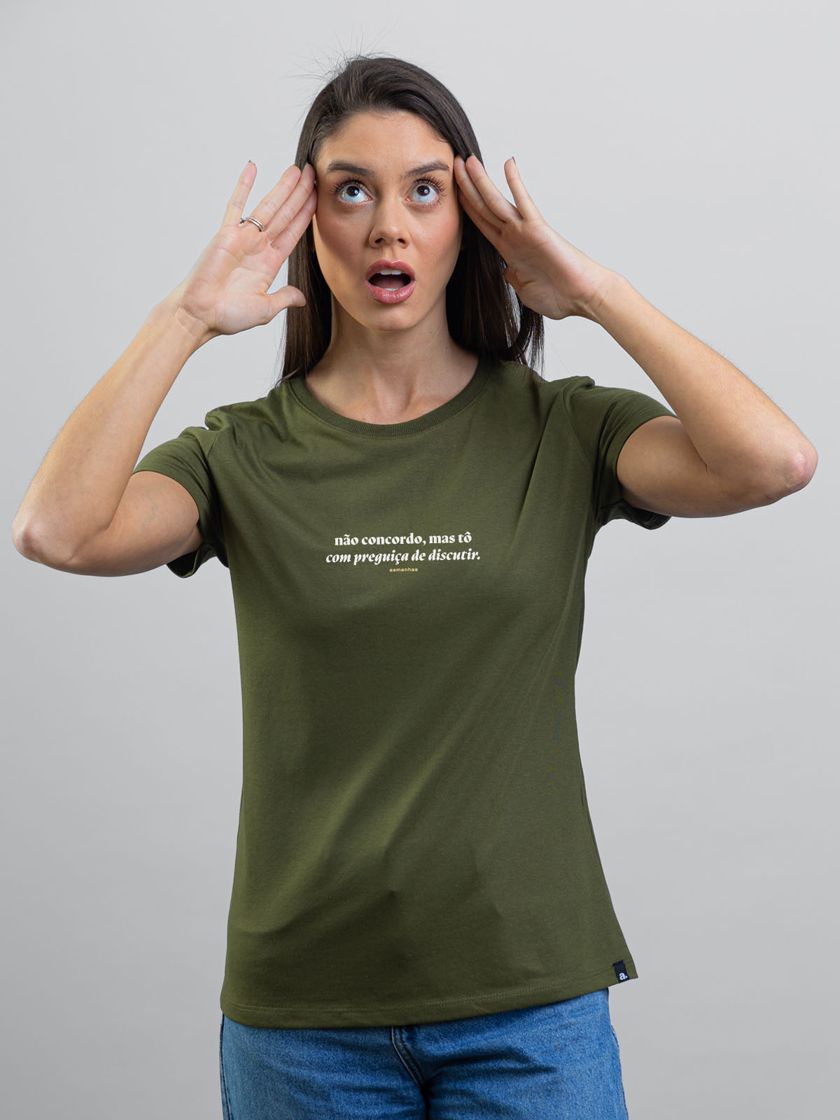 Camiseta Feminina Preguiça de Discutir Asmanhas