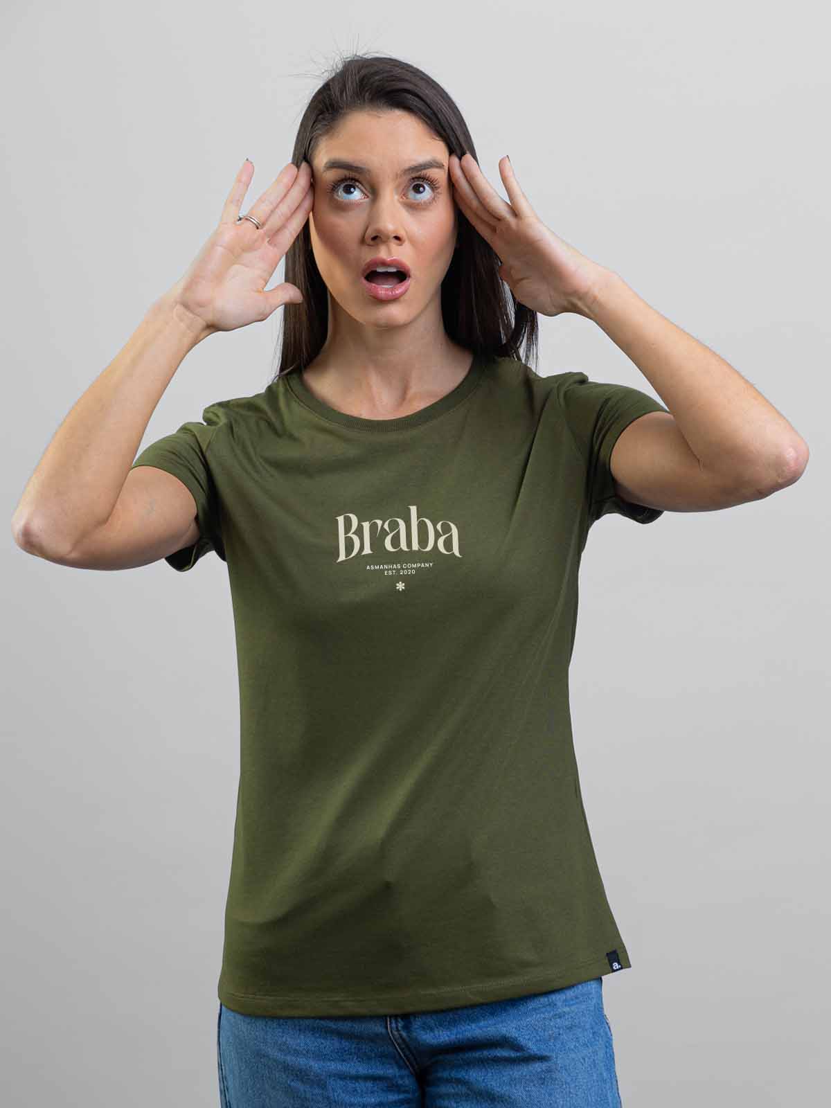 Camiseta Feminina Braba Nova Asmanhas