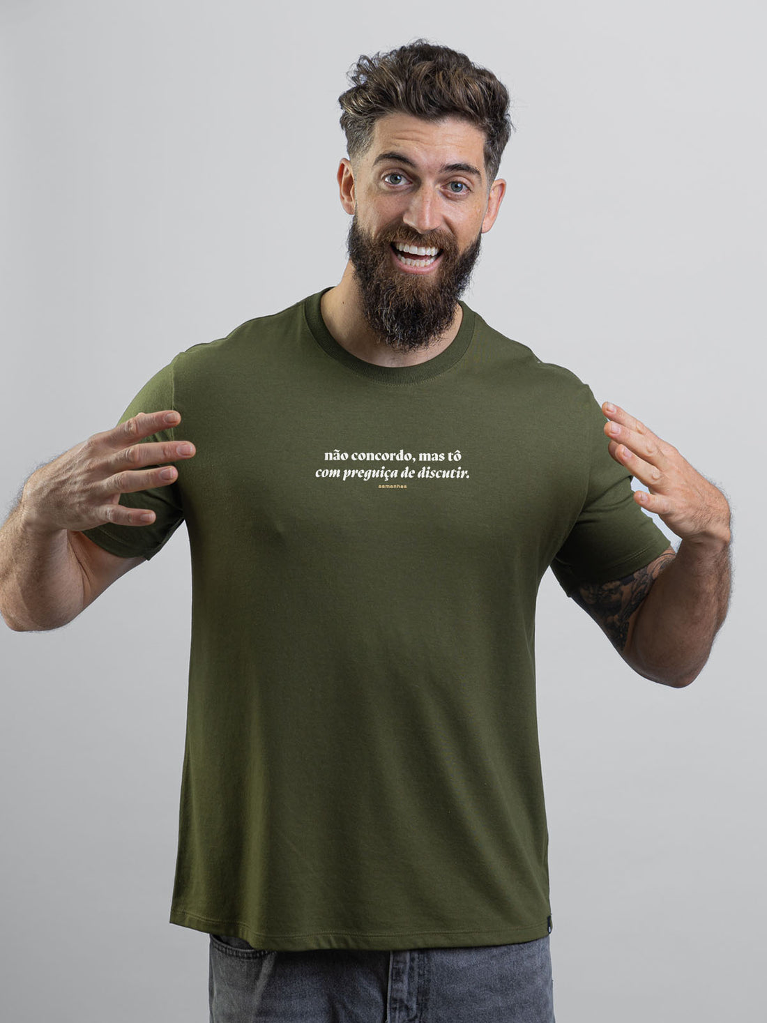 Camiseta Preguiça de Discutir Asmanhas Liquida