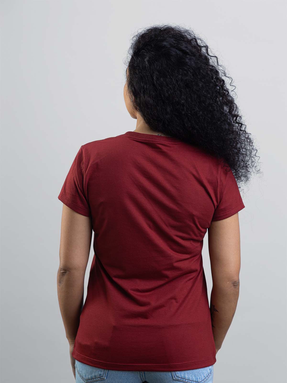Camiseta Feminina Lisa Básica Asmanhas