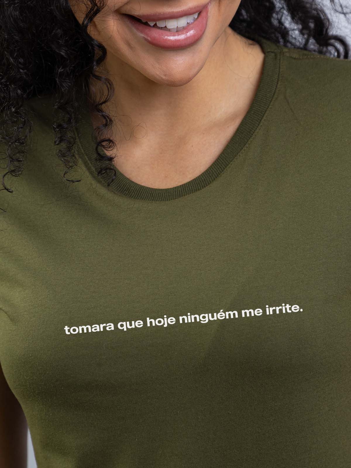 Camiseta Feminina Tomara que Hoje Asmanhas