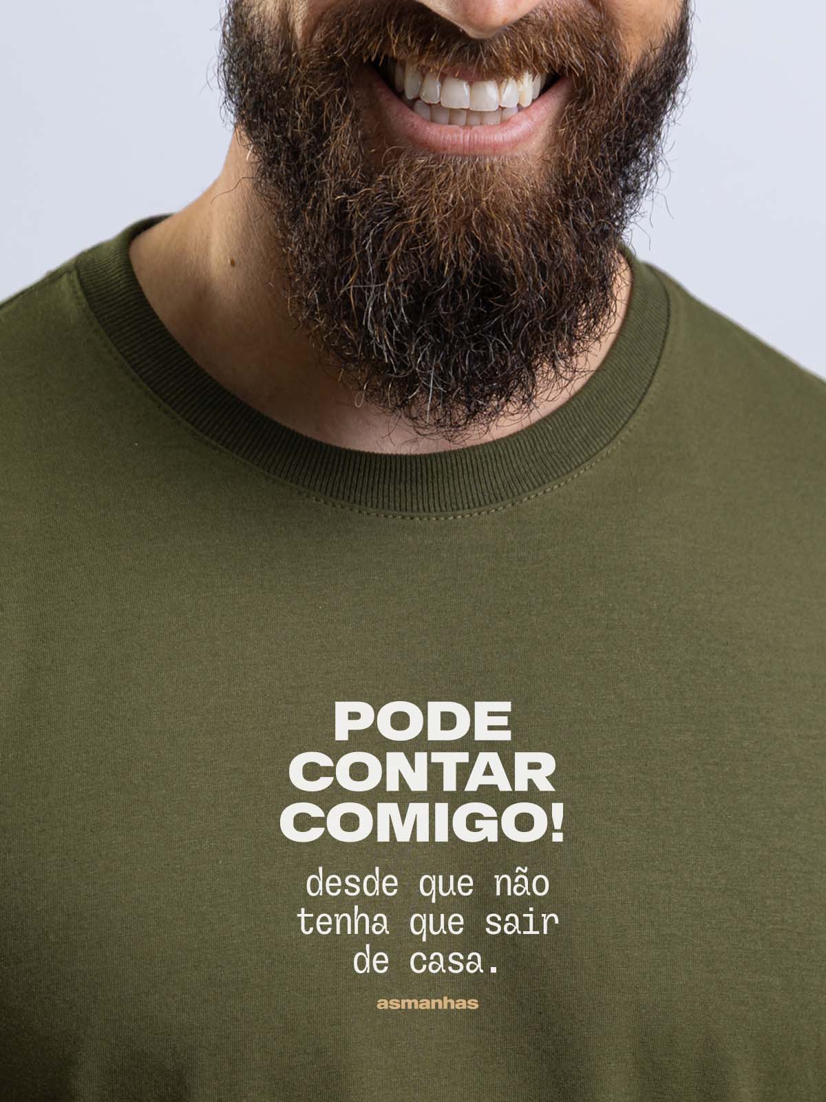 Camiseta Pode Contar Comigo Asmanhas