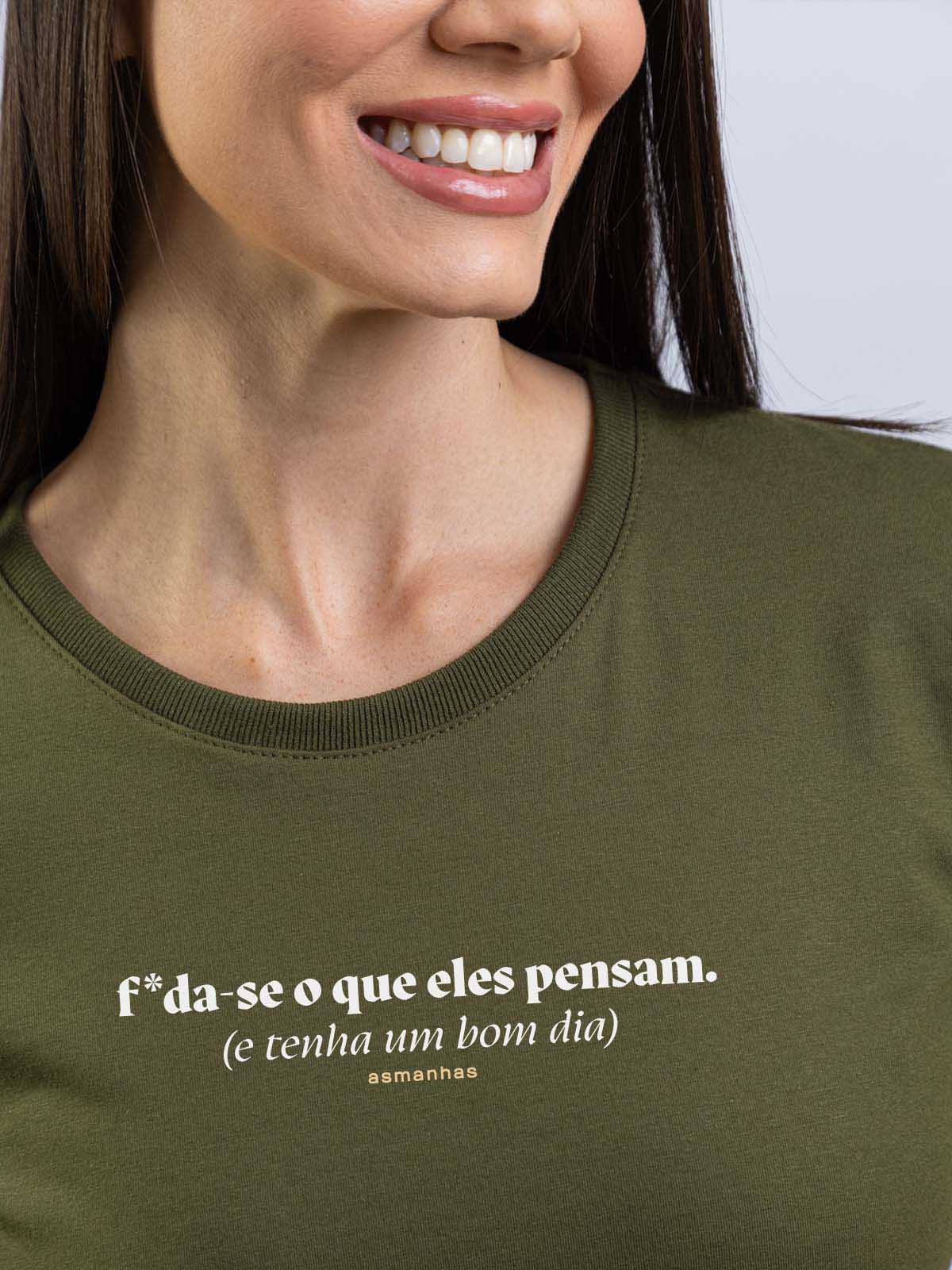 Camiseta Feminina Tenha Um Bom Dia Asmanhas