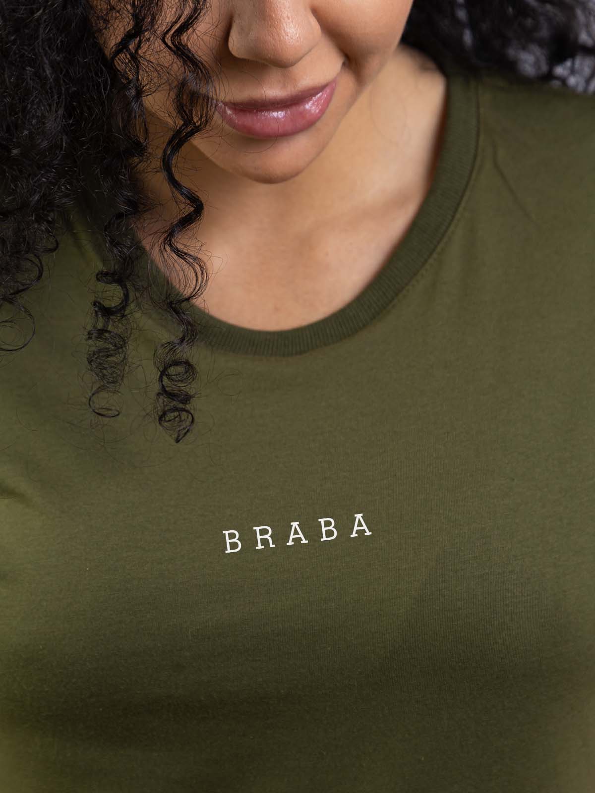 Camiseta Feminina Braba Minimalista Asmanhas
