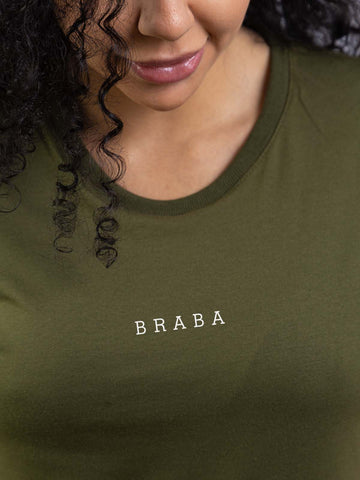 Camiseta Feminina Braba Minimalista Asmanhas