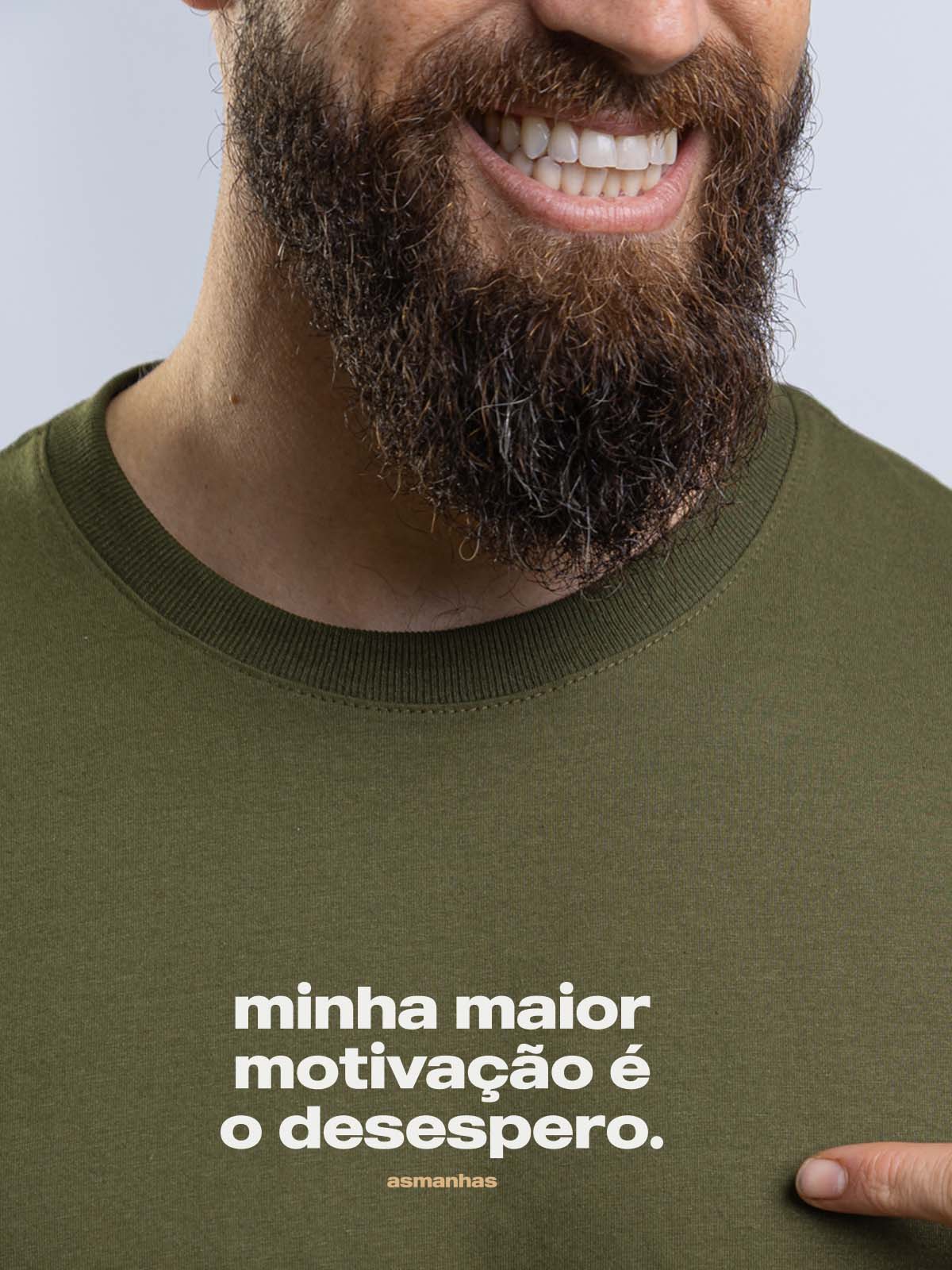 Camiseta Minha Motivação é o Desespero Asmanhas
