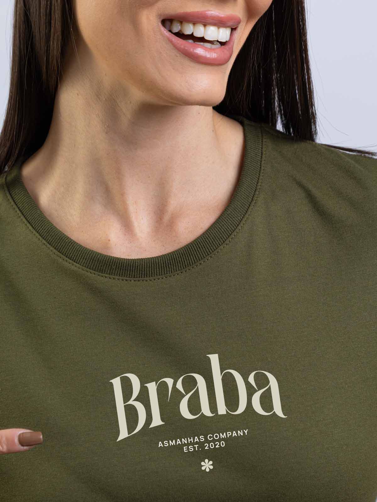 Camiseta Feminina Braba Nova Asmanhas