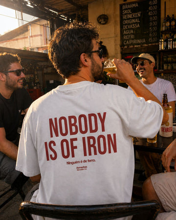 Camiseta Oversized Nobody Is Of Iron Asmanhas