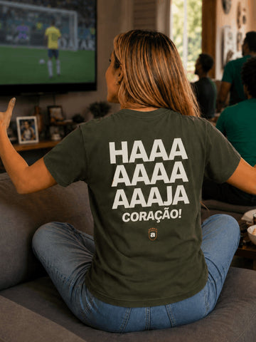 Camiseta Copa Feminina Haja Coração Asmanhas