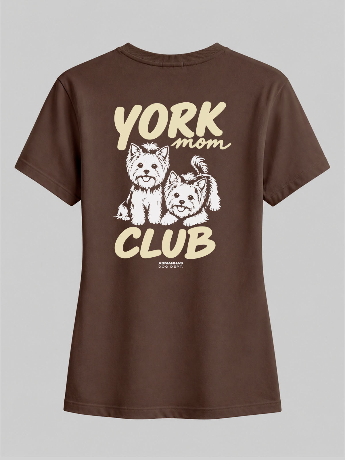 Camiseta Feminina Clube Mãe de Yorkshire Asmanhas