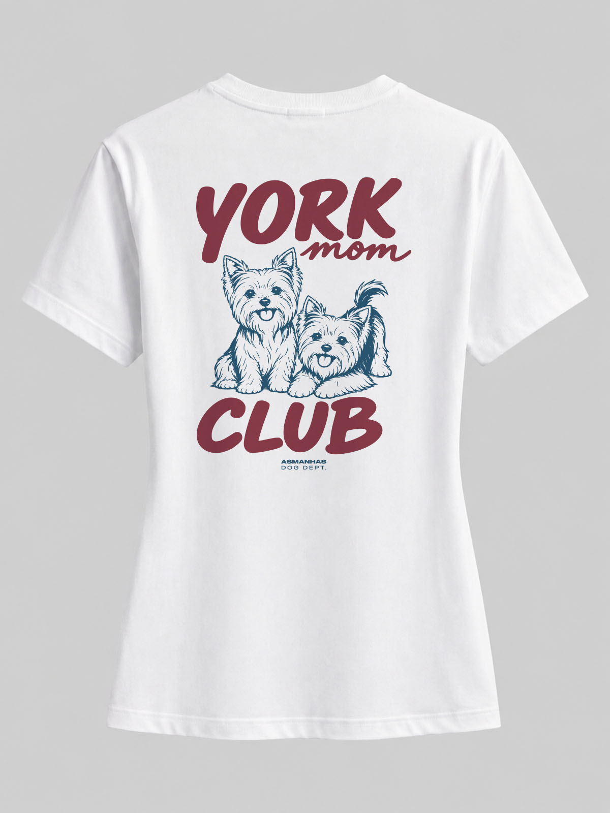 Camiseta Feminina Clube Mãe de Yorkshire Asmanhas