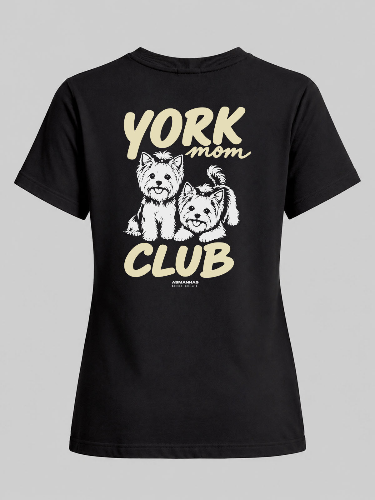 Camiseta Feminina Clube Mãe de Yorkshire Asmanhas