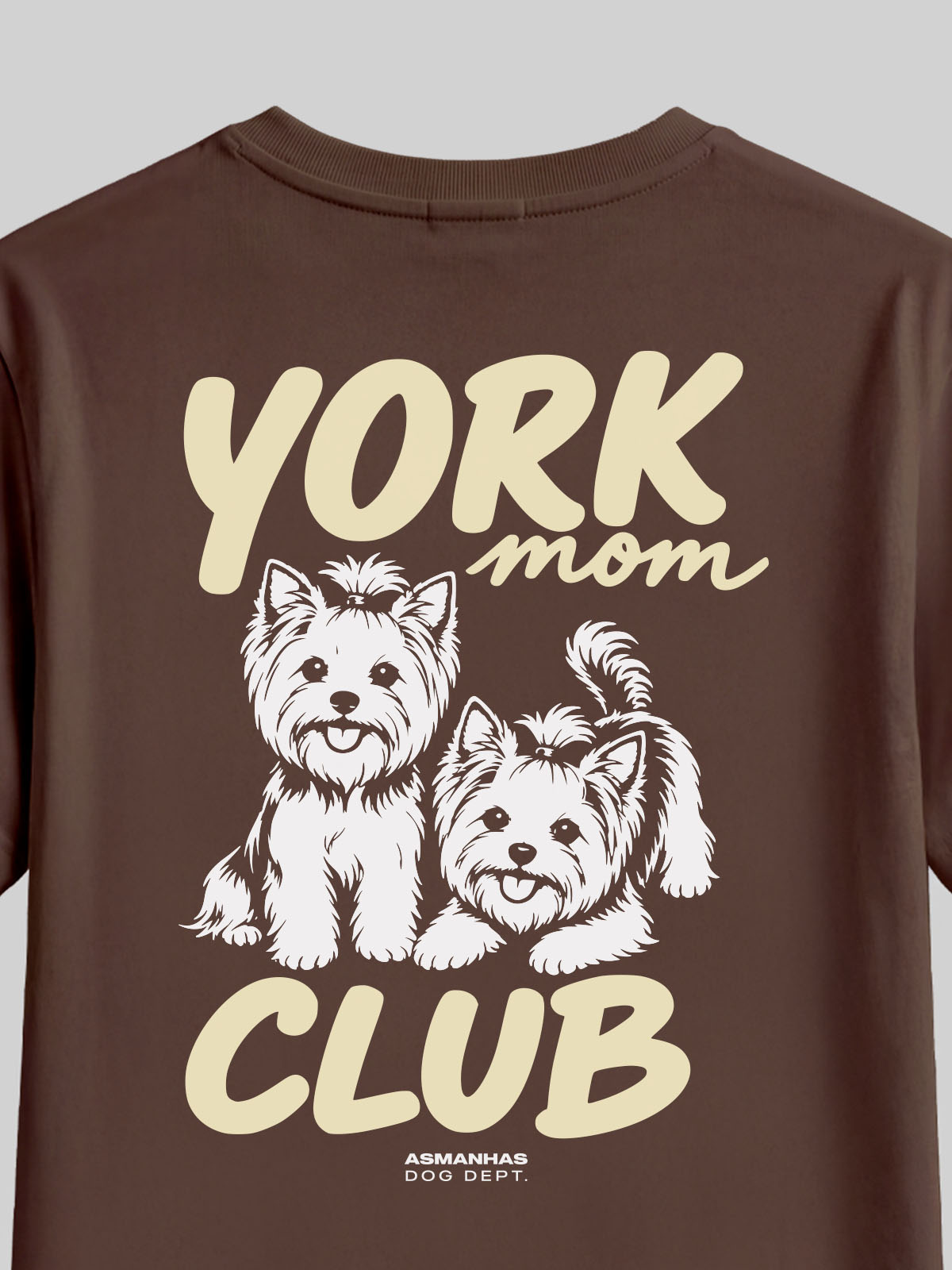 Camiseta Feminina Clube Mãe de Yorkshire Asmanhas