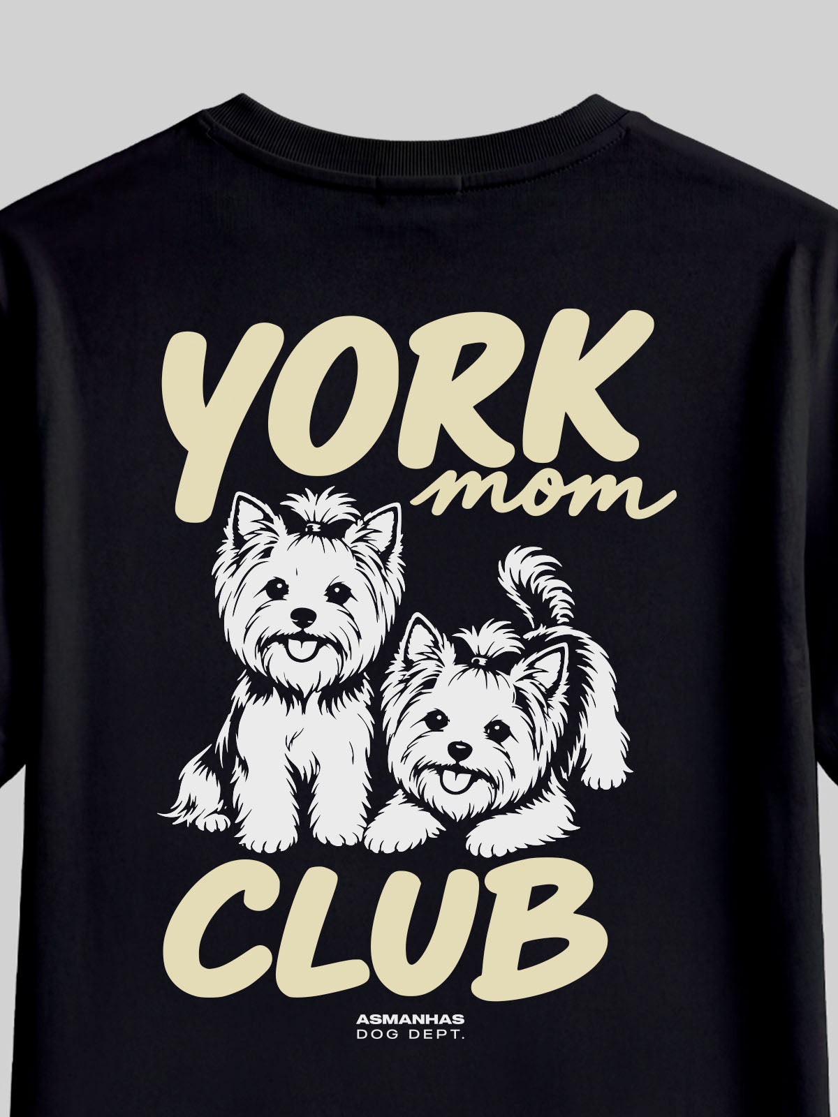 Camiseta Feminina Clube Mãe de Yorkshire Asmanhas