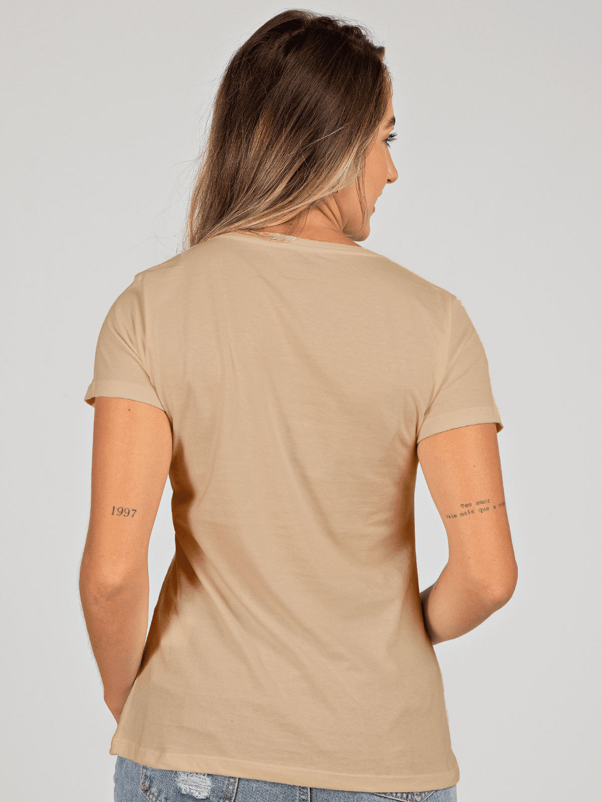 Camiseta Feminina Lisa Básica Asmanhas