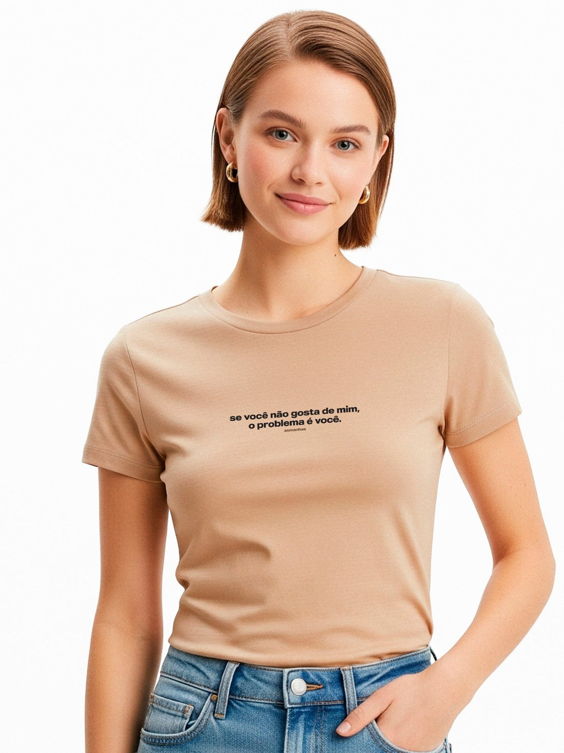 Camiseta Feminina O Problema É Você Asmanhas