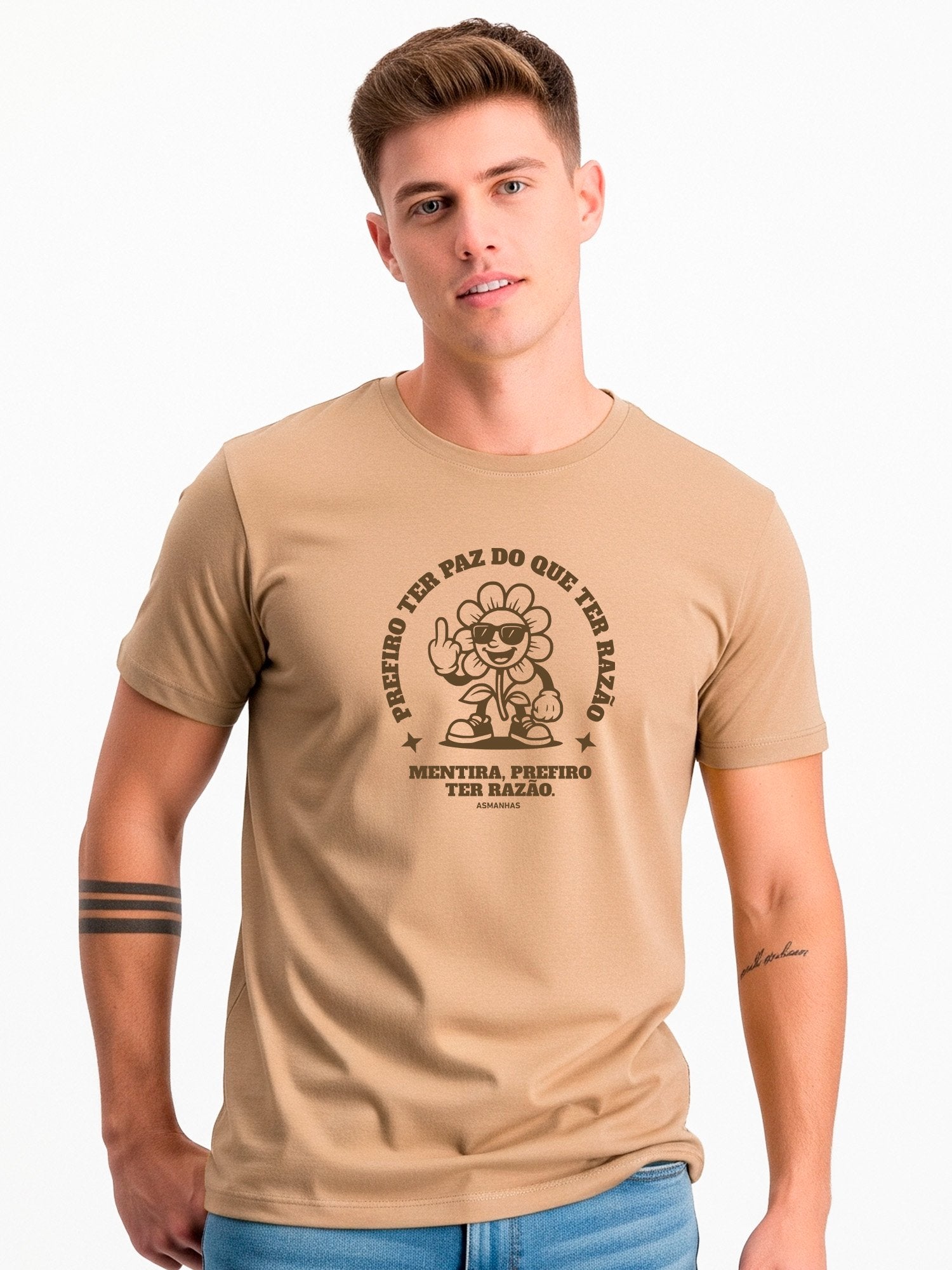 Camiseta Prefiro ter Razão Nova Asmanhas