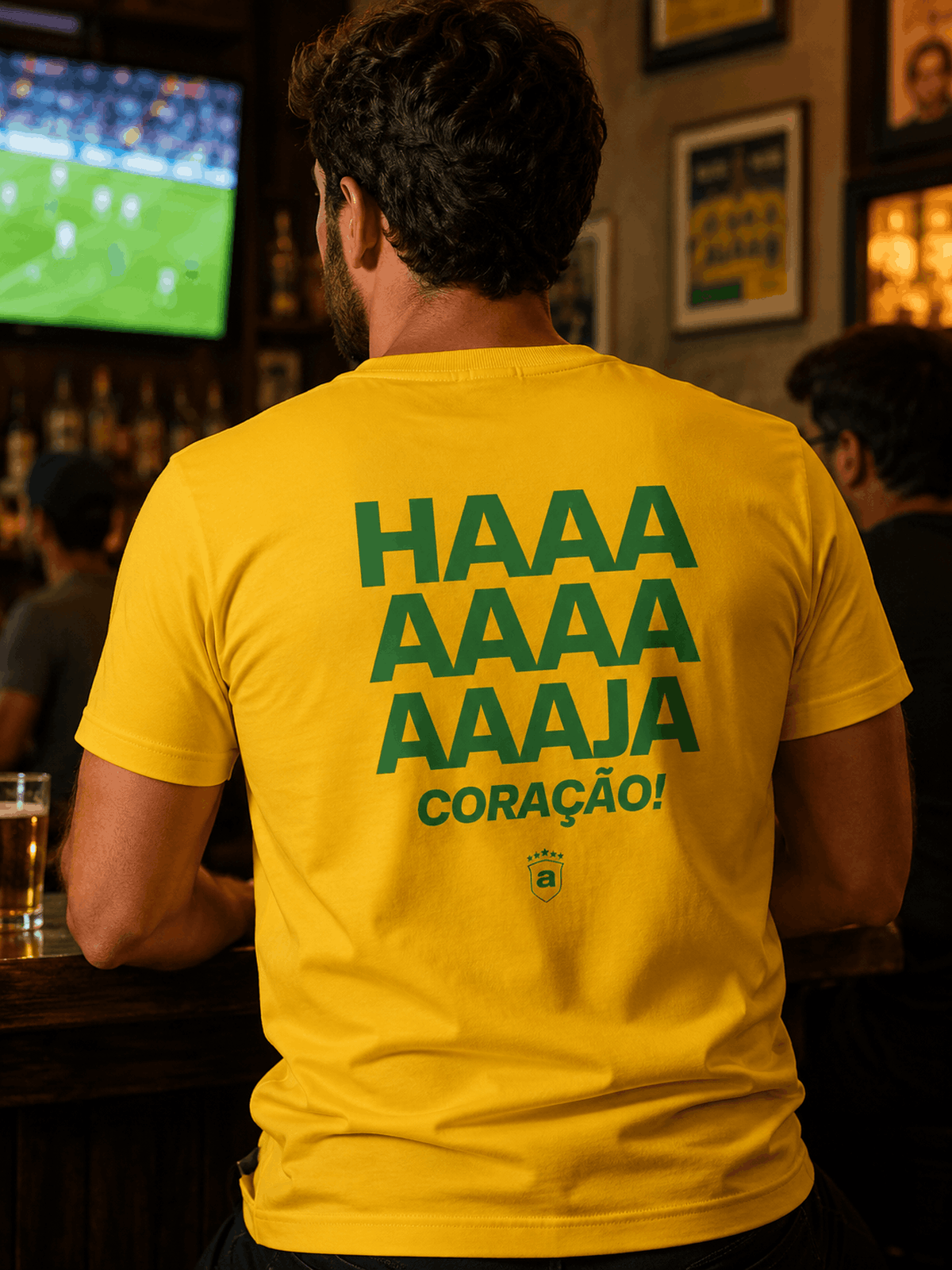 Camiseta Copa Haja Coração Asmanhas