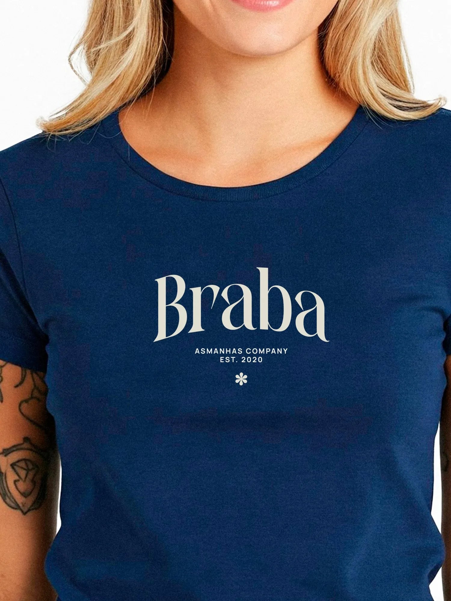 Camiseta Feminina Braba Nova Asmanhas