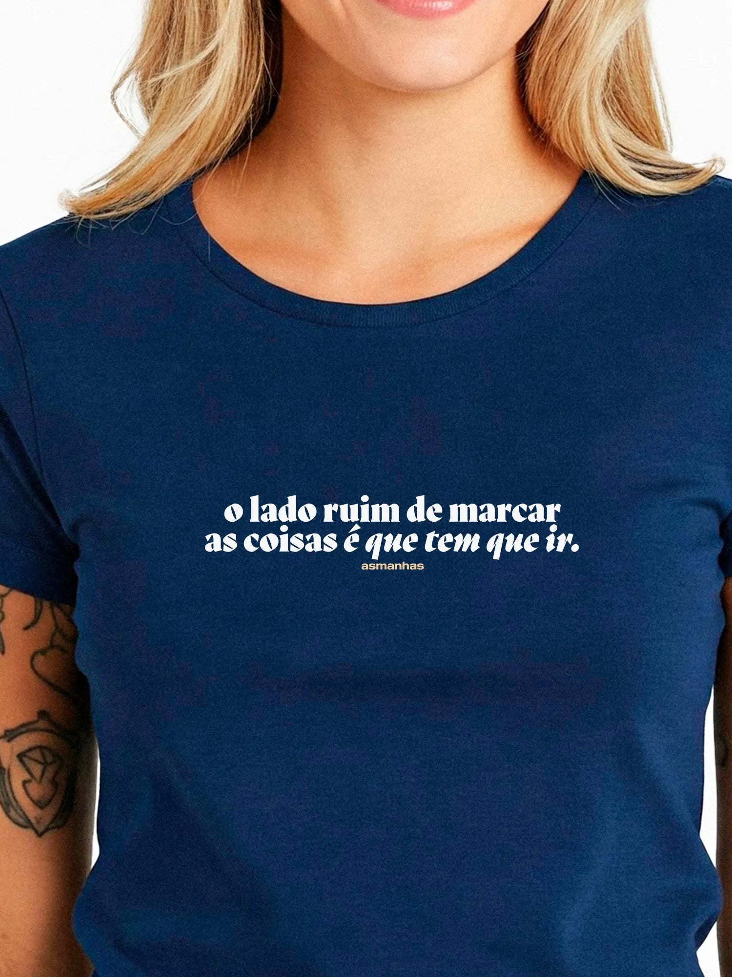 Camiseta Feminina Lado Ruim de Marcar Asmanhas