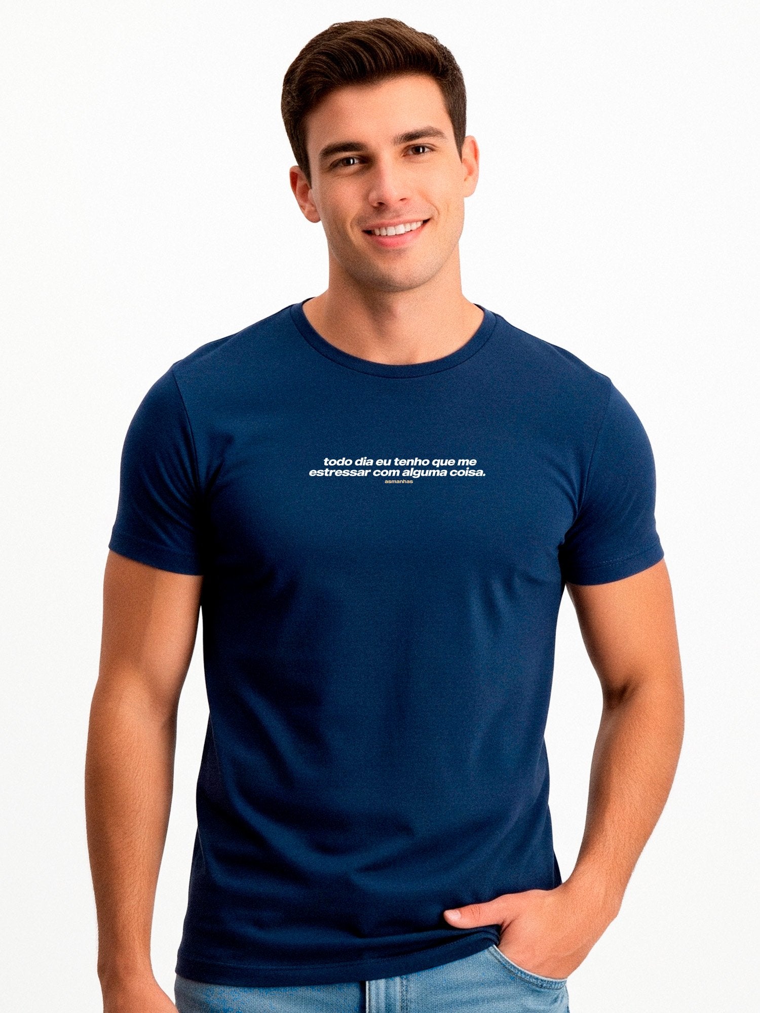 Camiseta Me Estressar Com Alguma Coisa Asmanhas