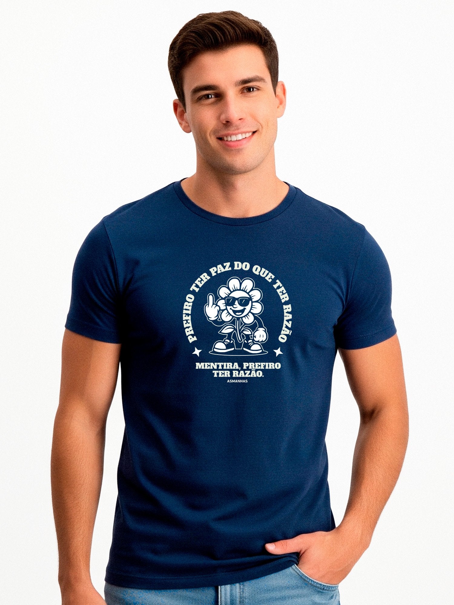 Camiseta Prefiro ter Razão Nova Asmanhas