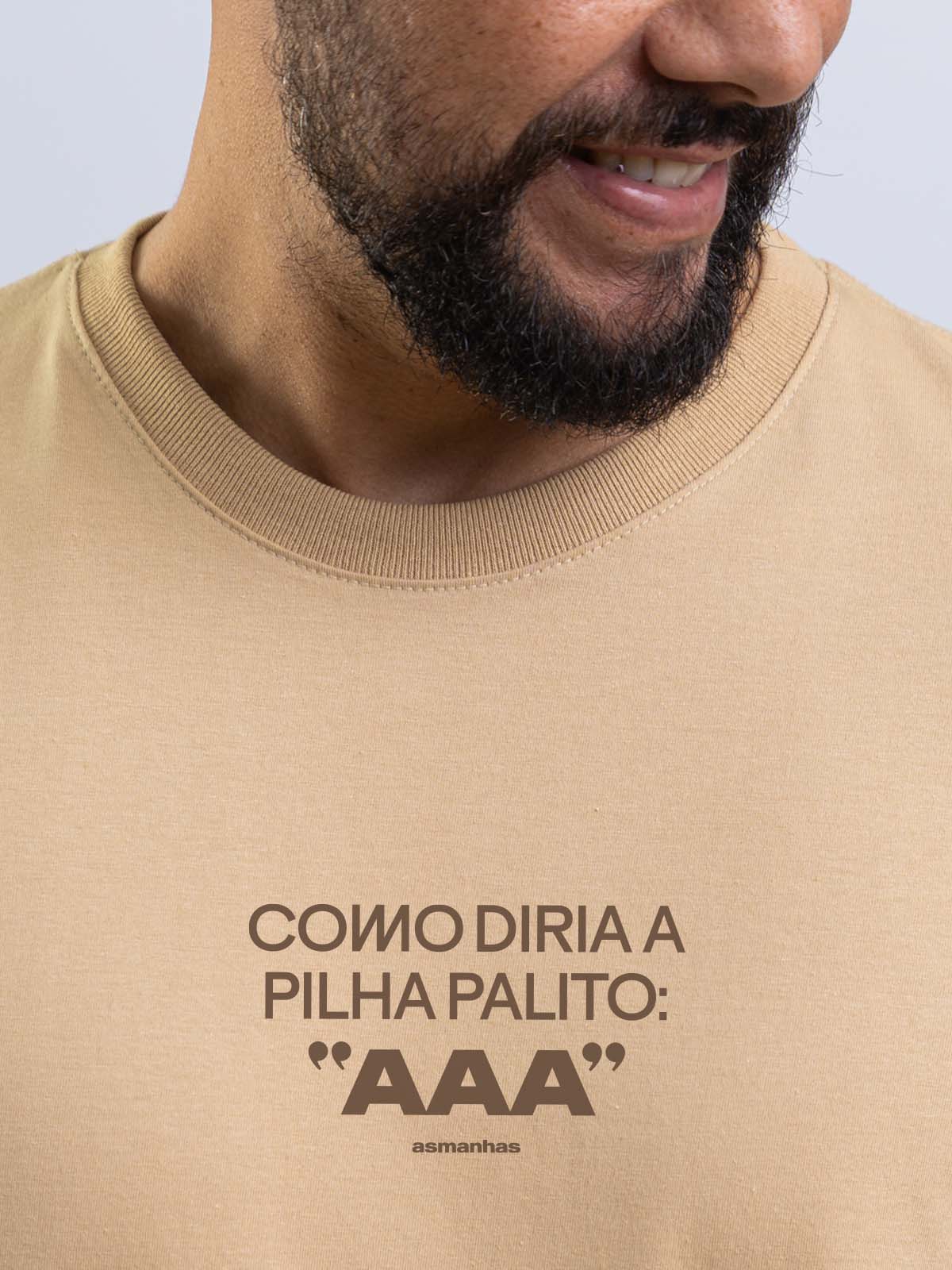 Camiseta Como Diria a Pilha Palito Asmanhas Liquida