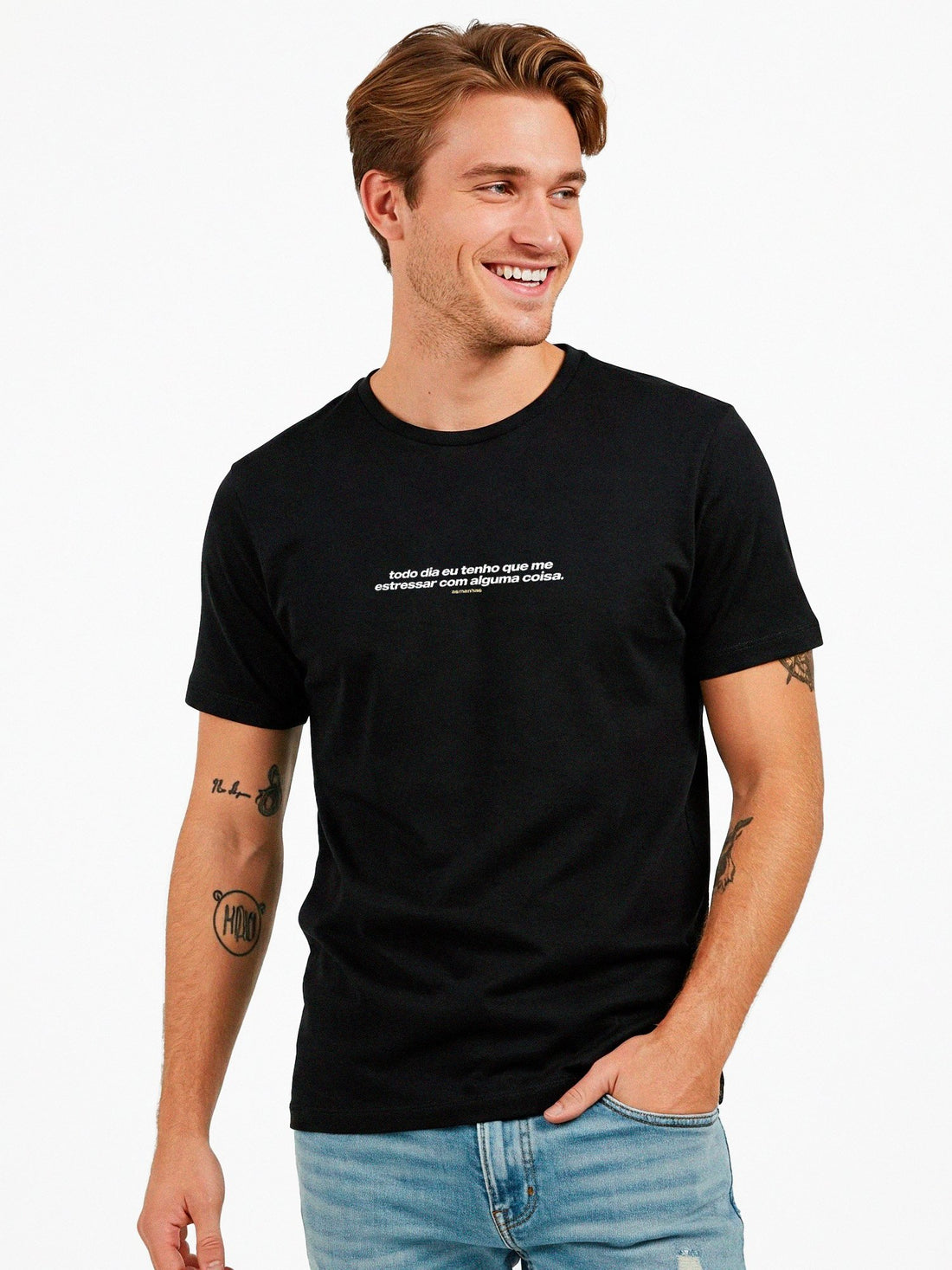 Camiseta Me Estressar Com Alguma Coisa Asmanhas