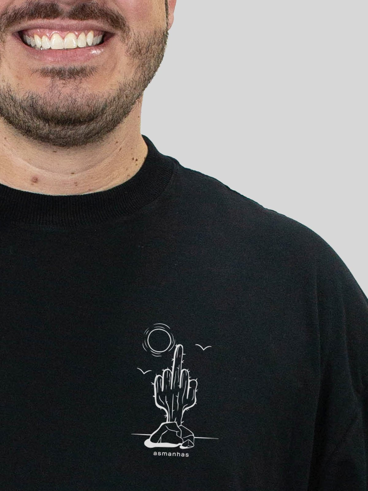Camiseta Oversized Cacto Asmanhas