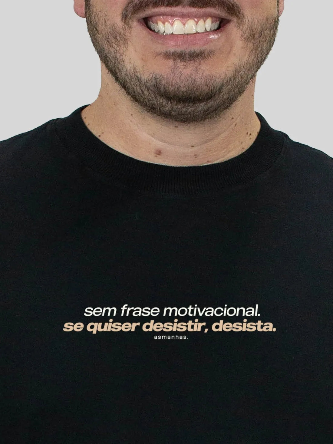 Camiseta Oversized Sem Frase Motivacional Asmanhas