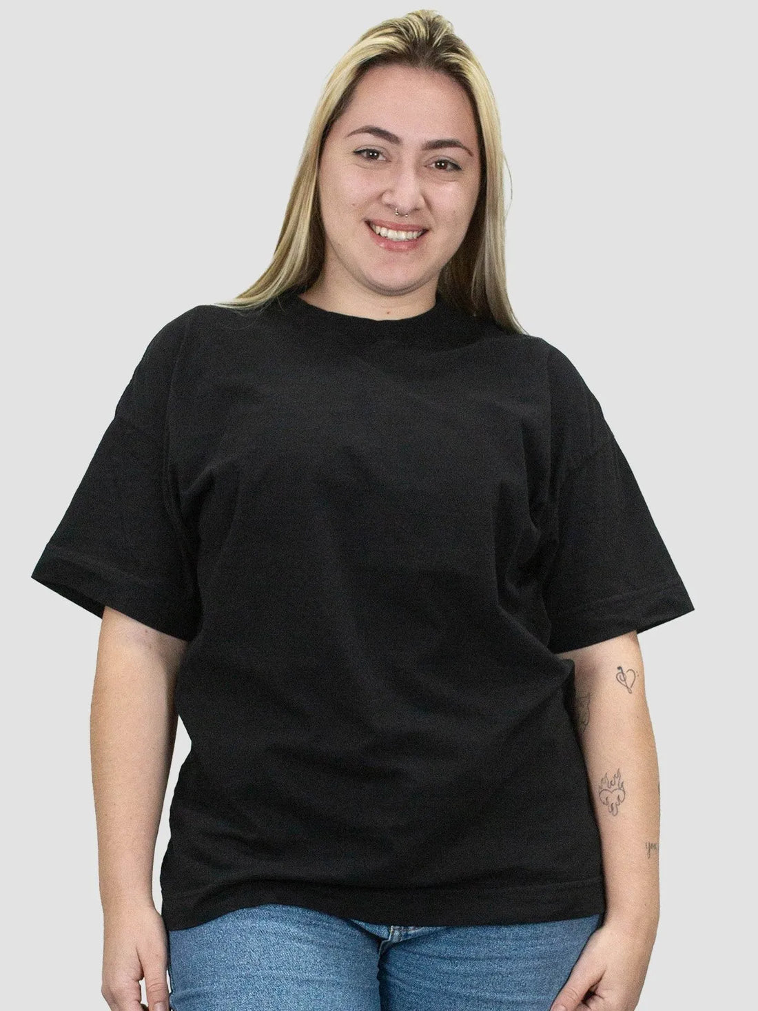 Camiseta Oversized Lisa Básica Asmanhas