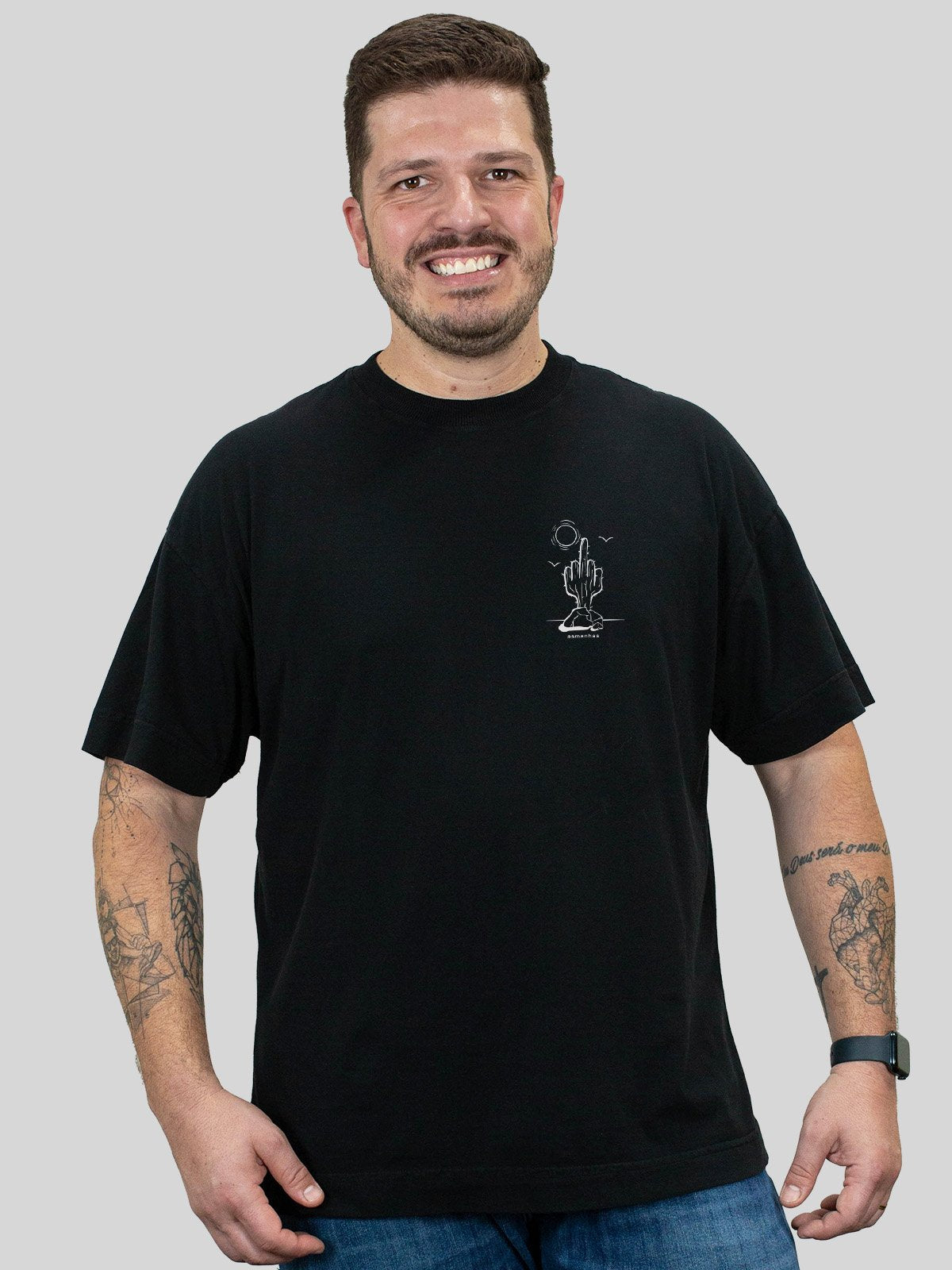 Camiseta Oversized Cacto Asmanhas