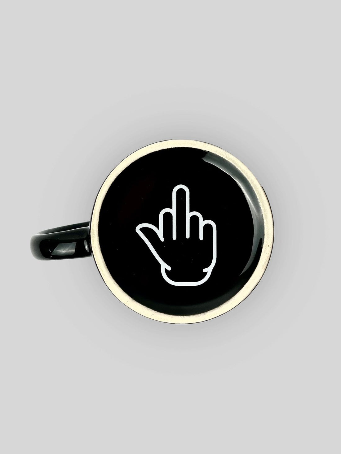 Caneca Tenha um Bom Dia Preta Asmanhas