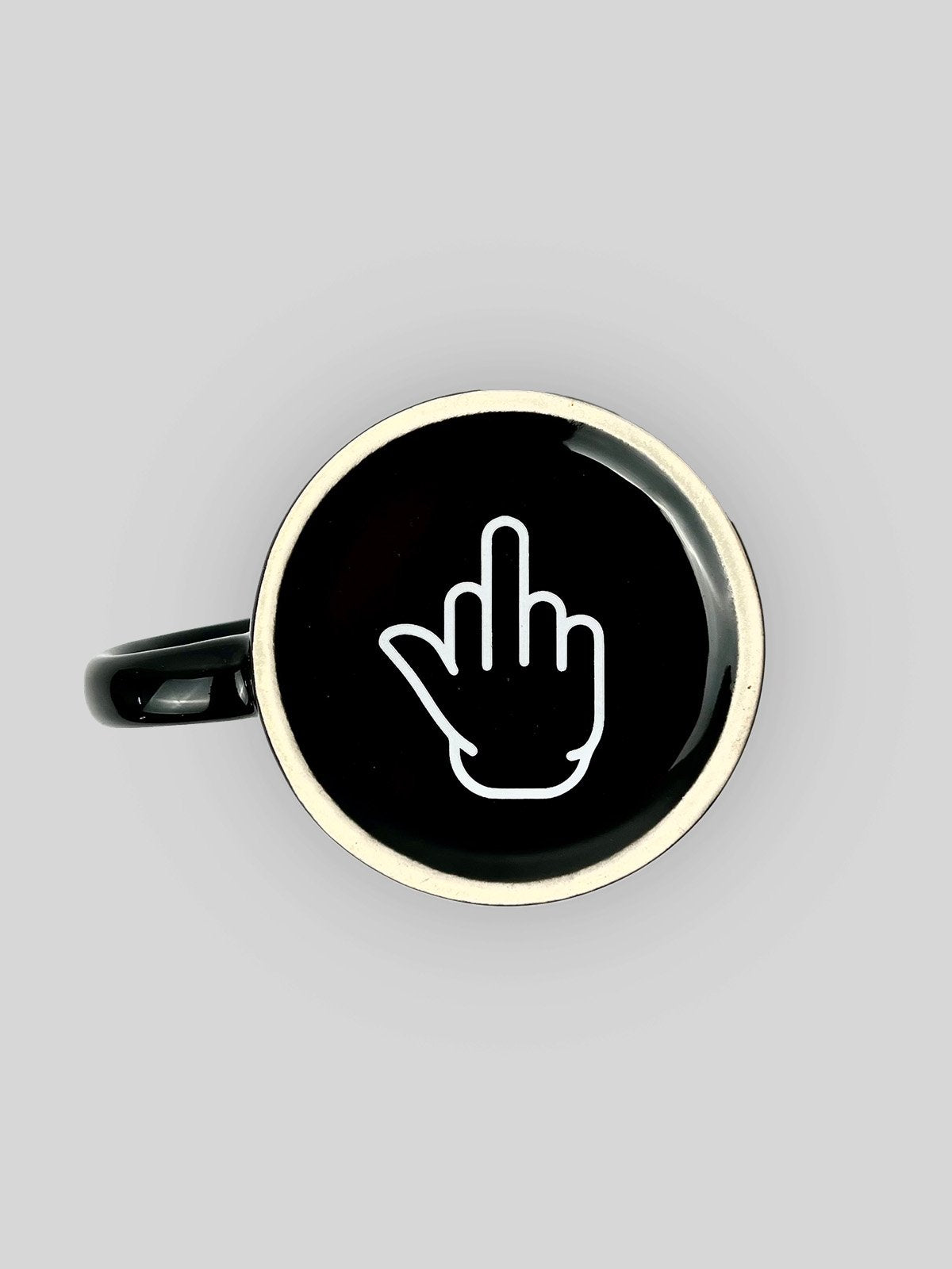 Caneca Tenha um Bom Dia Preta Asmanhas