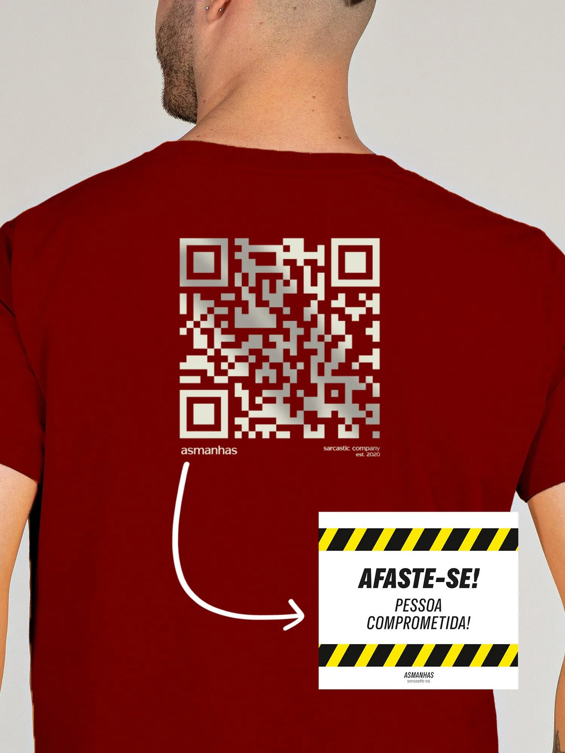 Camiseta QR Code Asmanhas