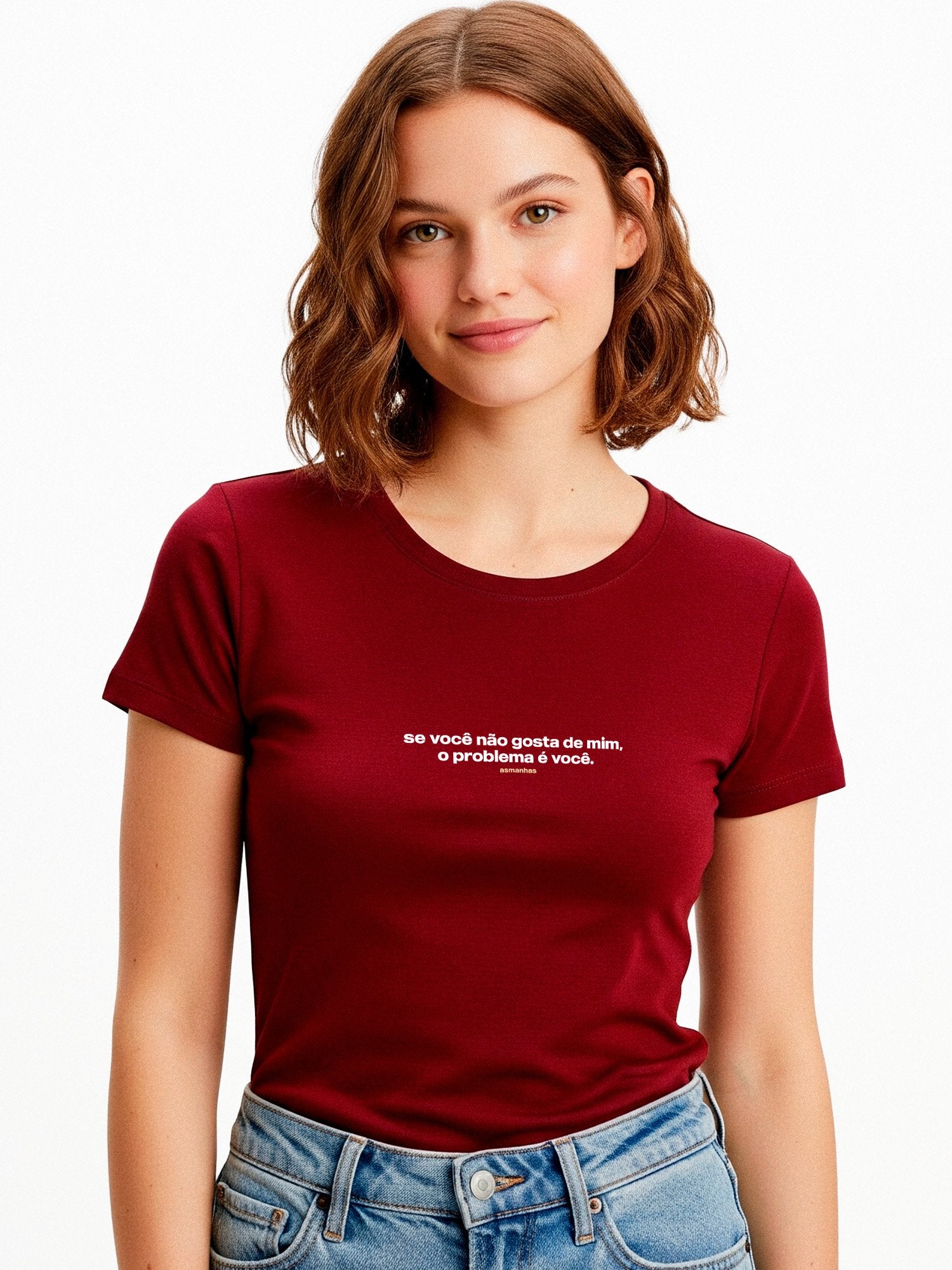 Camiseta Feminina O Problema É Você Asmanhas