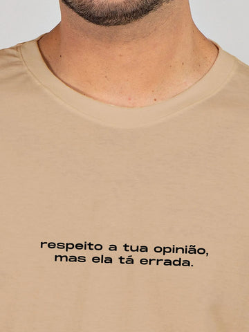 Camiseta Respeito a Tua Opinião Asmanhas Liquida