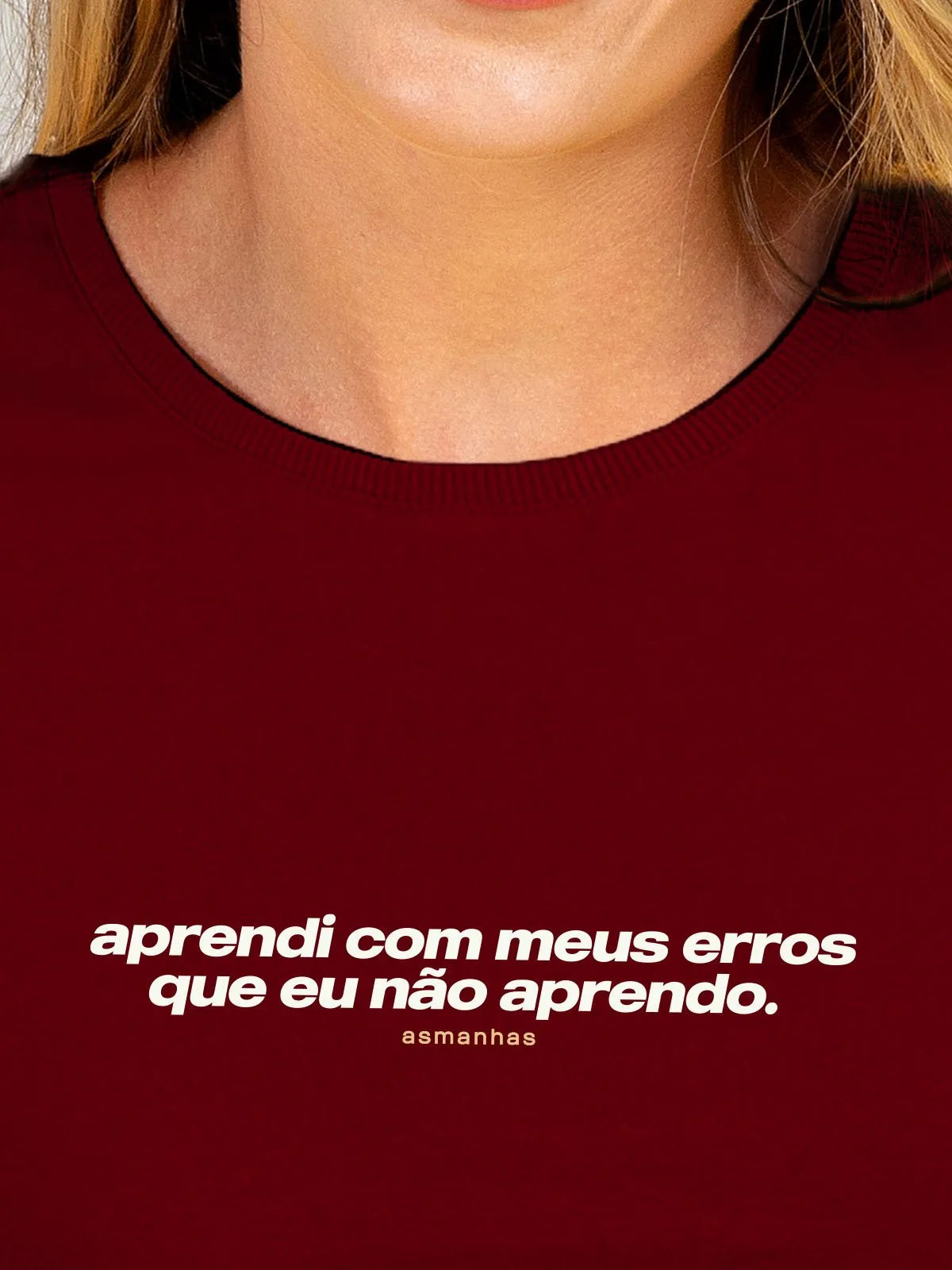 Camiseta Feminina Meus Erros Asmanhas