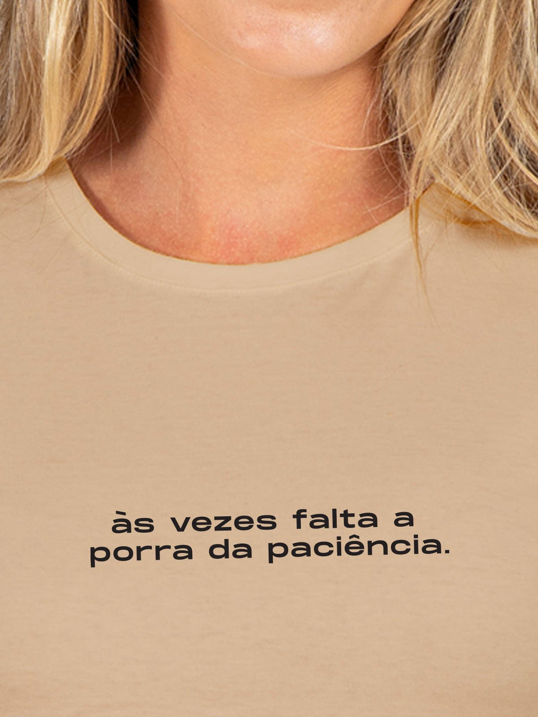 Camiseta Feminina Falta Paciência Asmanhas