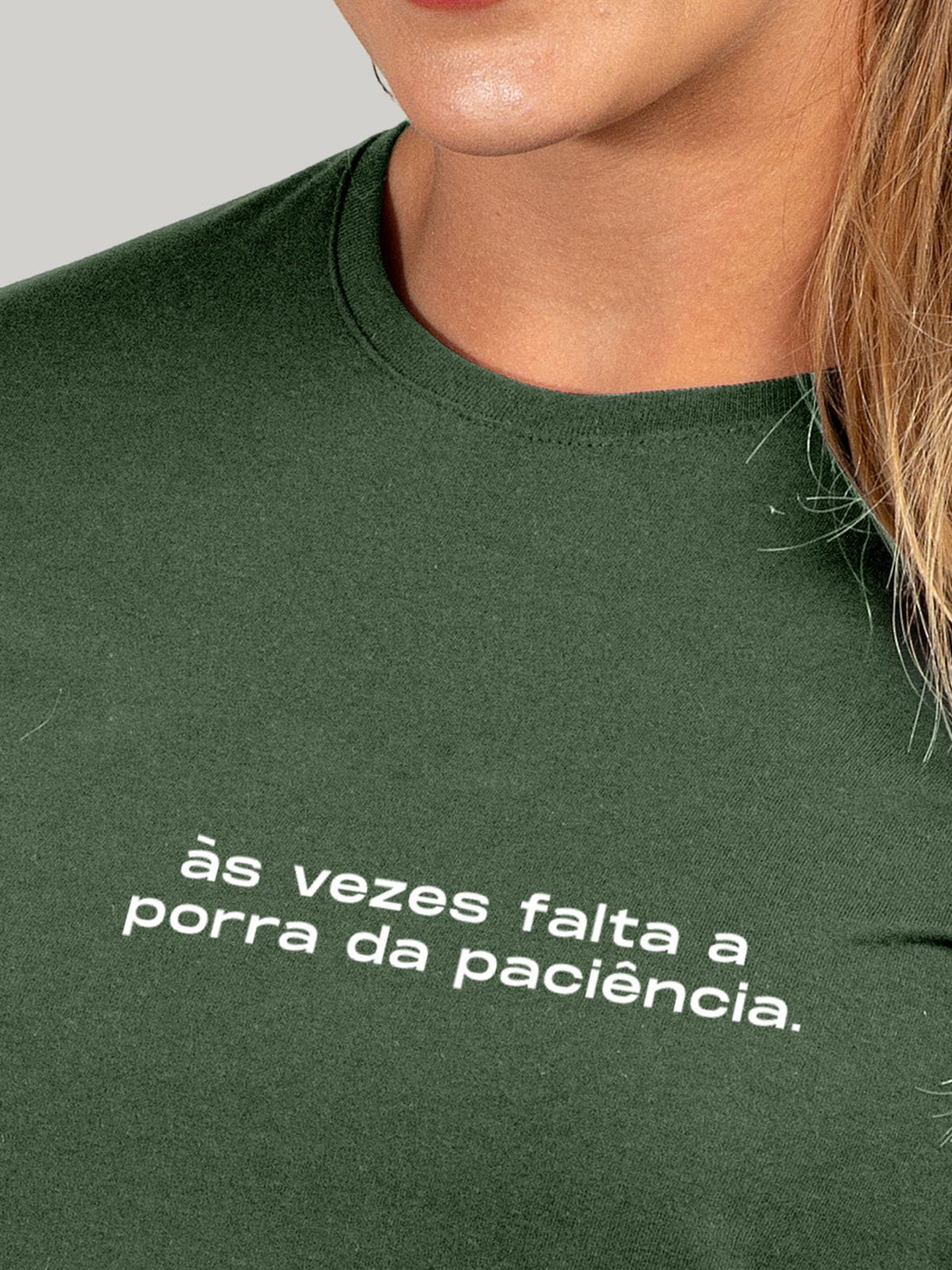 Camiseta Feminina Falta Paciência Asmanhas