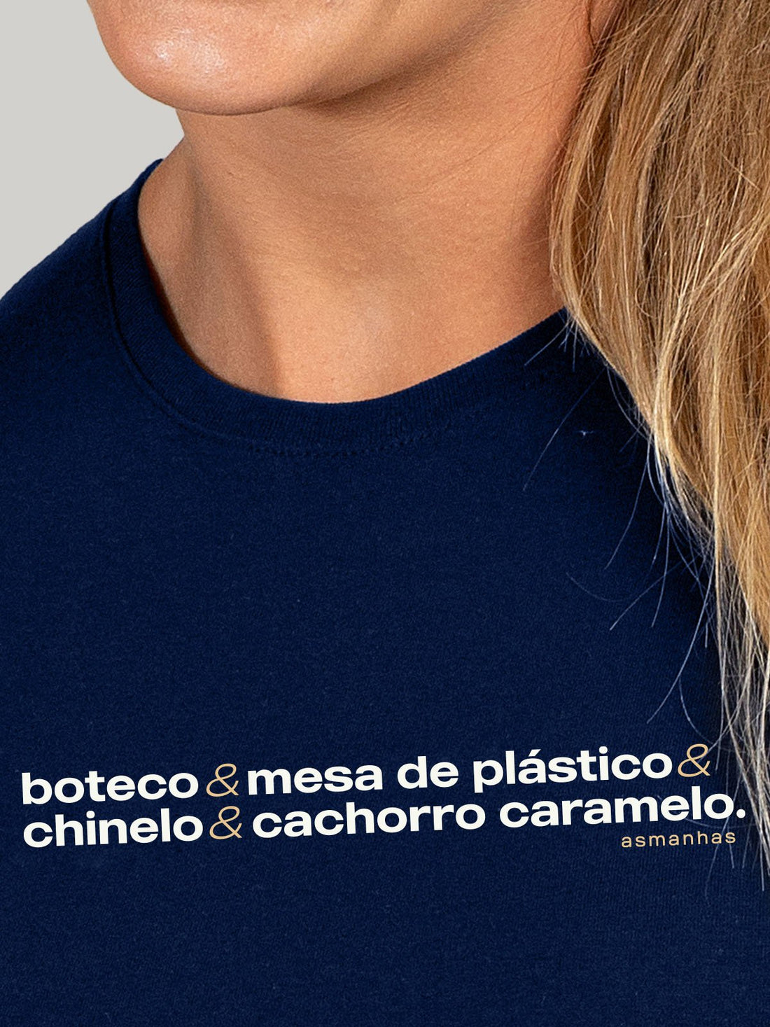 Camiseta Feminina Boteco e Cachorro Caramelo Asmanhas