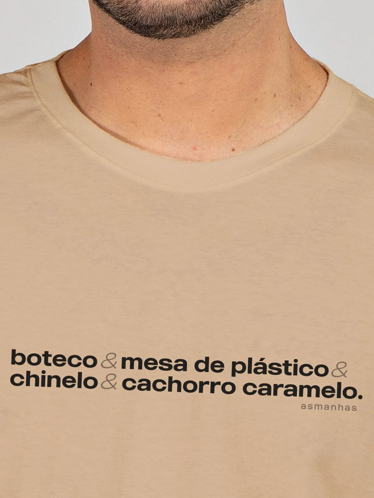 Camiseta Boteco e Cachorro Caramelo Asmanhas