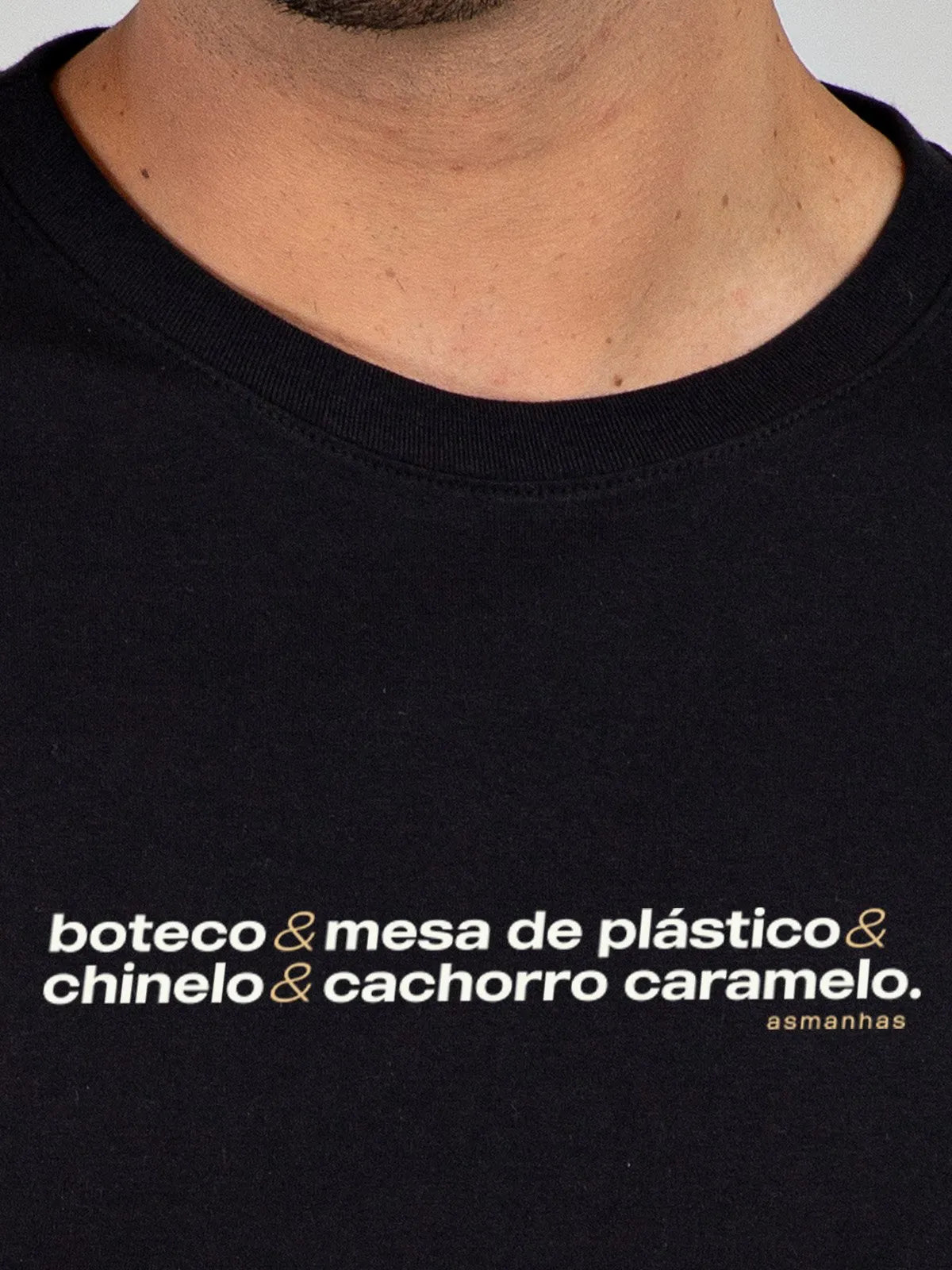 Camiseta Boteco e Cachorro Caramelo Asmanhas