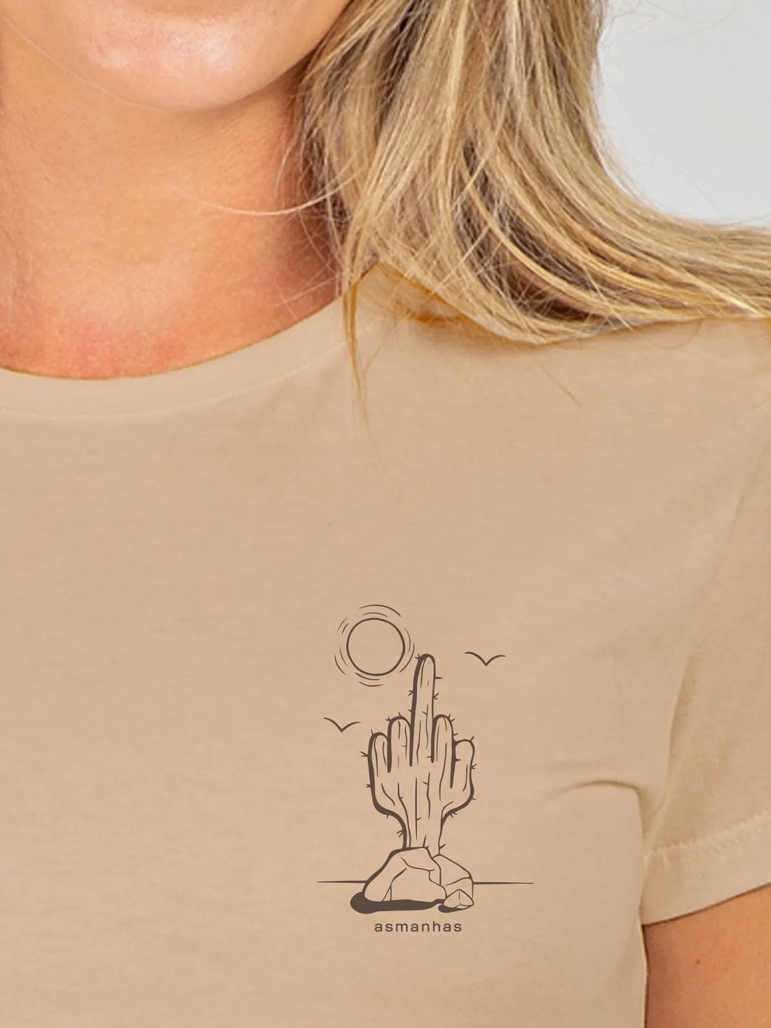 Camiseta Feminina Cacto Asmanhas