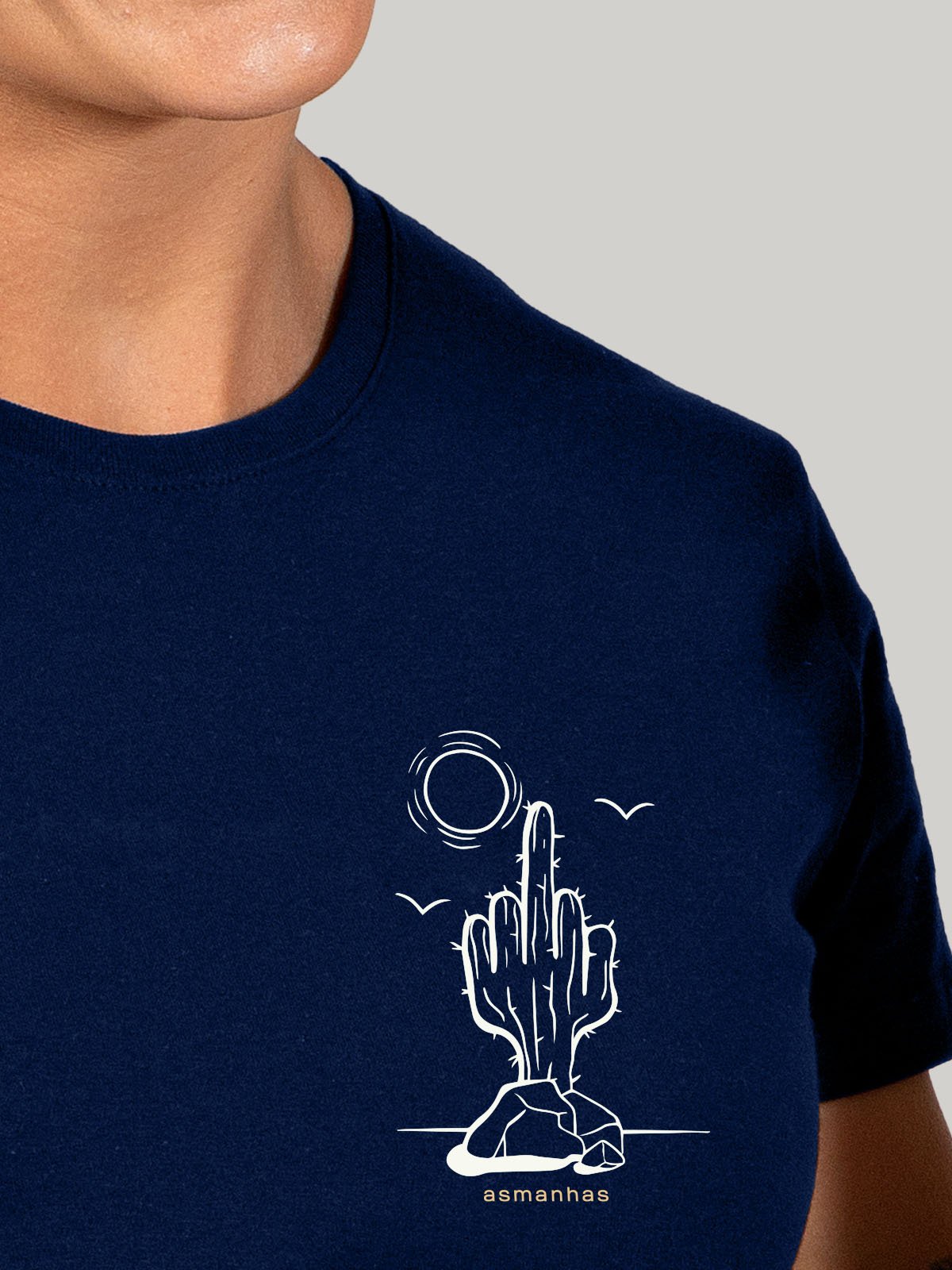 Camiseta Feminina Cacto Asmanhas