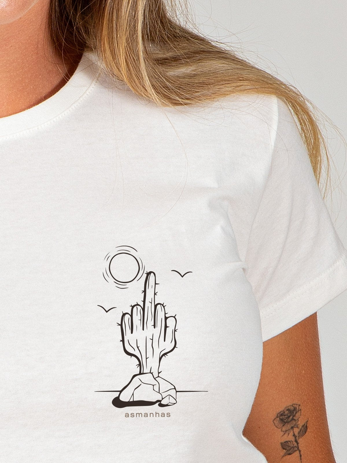 Camiseta Feminina Cacto Asmanhas