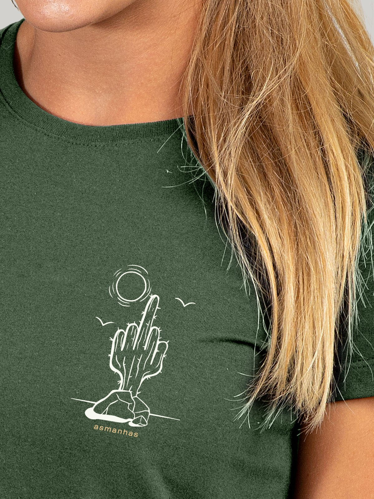 Camiseta Feminina Cacto Asmanhas